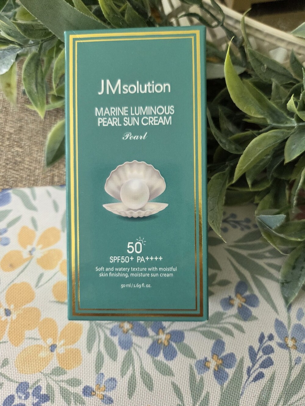 Marine Luminous Pearl Sun Cream SPF50+ PA++++ - Green